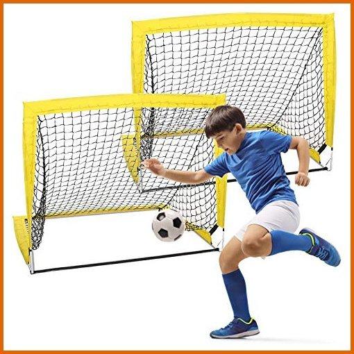 受賞店舗 サッカー Gjcrafts ポータブルサッカーゴール 折りたたみ式裏庭練習用サッカーネット 子供とティーンエ 売り切れ必至 Zoetalentsolutions Com