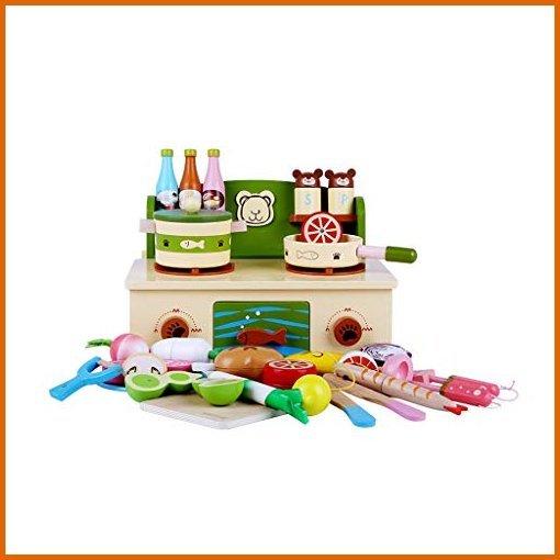 即納 最大半額 Txxm Kitchen Toy Set Kitchen Utensils Toy Kitchen Accessories Fruit And Vegetable Cutlery Stove Toy Set Color Green 最安値に挑戦 Vulkanvegas Derbyde Ae