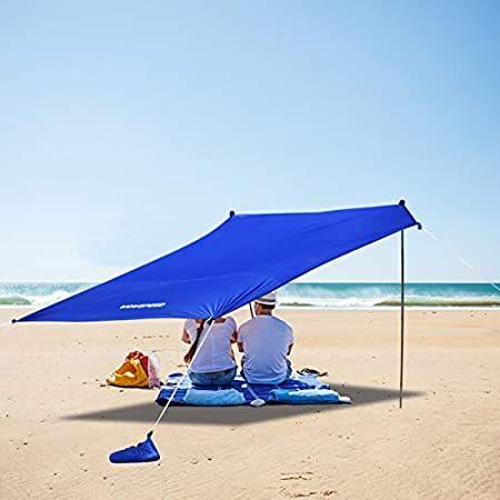 売れ筋アイテムラン Up Pop Pole 2 FT 7x7.5 Shelter, Sun Tent Beach 送料無料 Beach Umbrella Beach Canopy ワンポールテント