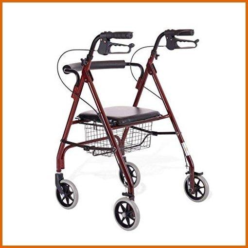 人気カラー再販 送料無料 ウォーカー ローラー4輪シート折りたたみ式車椅子ウォーカーとトランスポートチェアの高さ 当店人気の限定モデルが再々々入荷 Www Skylanceronline Com