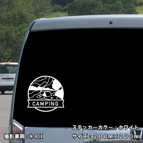 キャンプ ステッカー 01 全26色 5サイズ camp 傷隠し シール デカール