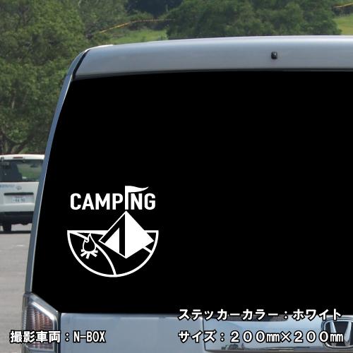 キャンプ ステッカー 05 全26色 5サイズ camp 傷隠し シール デカール