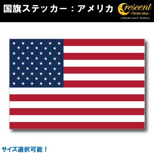アメリカ 国旗ステッカー 全5サイズ Usa America 米国 スポーツ 応援 印刷 Flag Usa ステッカーショップ クレセント 通販 Yahoo ショッピング