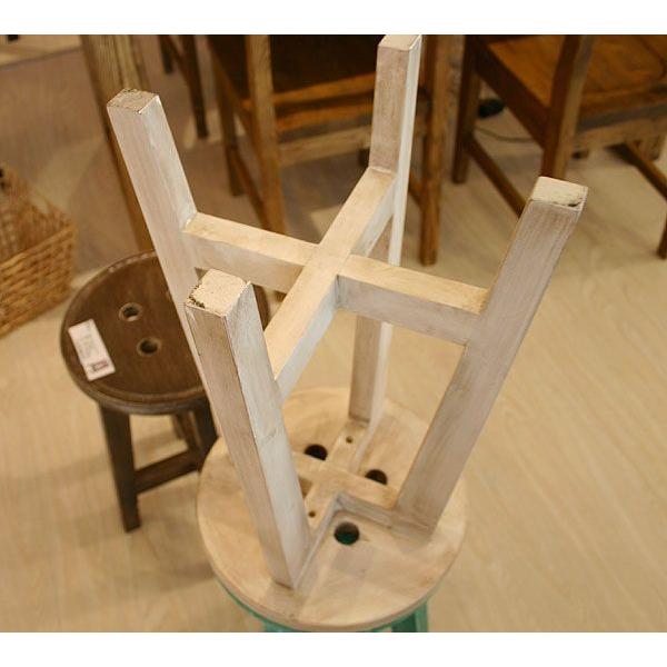 スツール アイボリー/グリーン/ブラウン チェア イス 椅子 いす