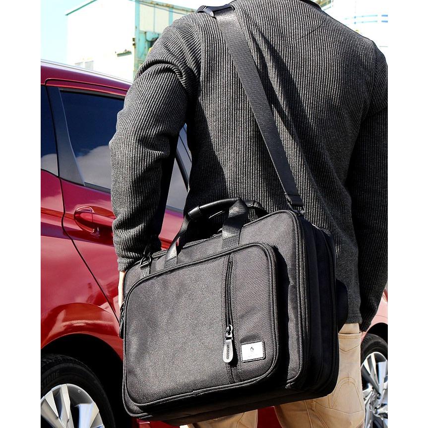 メンズ ビジネスバッグ 3WAY 幅41cm A4・B4ファイル対応 ポリエステル