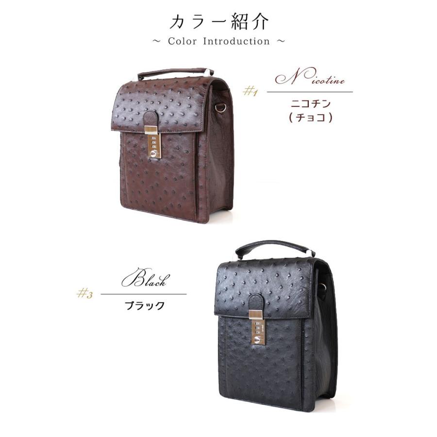 ミニダレスバッグ 縦型 セカンドバッグ 2way ハンドバッグ 男性 メンズ オーストリッチ フルポイント 本物 高級 本革 天然素材 天然皮革 駝鳥 クイルマーク Bgmos917f クレセント家具ベッド 通販 Yahoo ショッピング