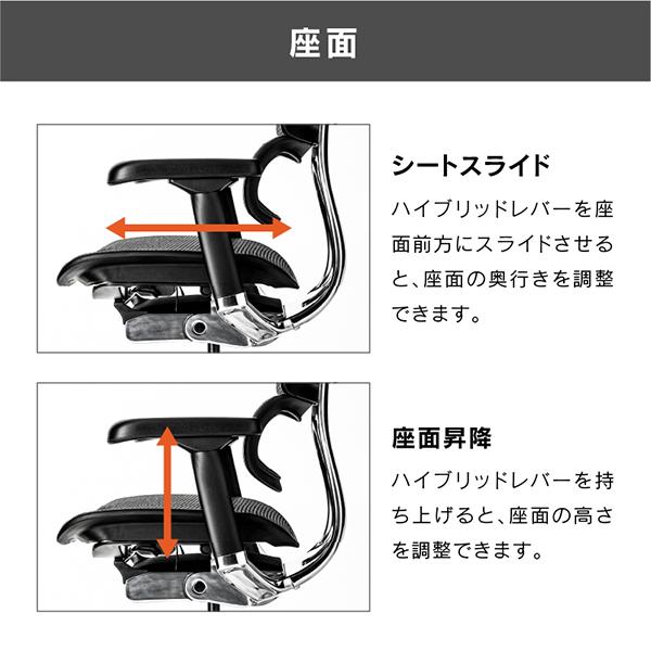 エルゴヒューマン オットマン オフィスチェア ゲーミングチェア EHP2-LPL-DR エルゴヒューマンプロオットマン2 Ergohuman　t001-elg-ehp2-lpl-ch