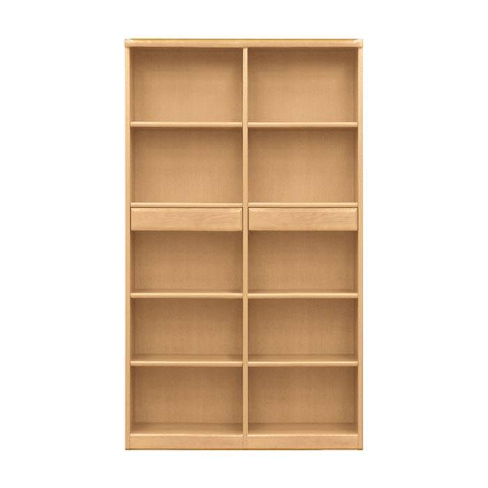 No.3600 書棚A [W105]  DA色(3600書棚A／受注生産) NA色(3604書棚A／受注生産) CA色(3608書棚A／受注生産) 浜本工芸 日本製 本棚 引出自由棚 書斎 GYHC QSM-220の画像