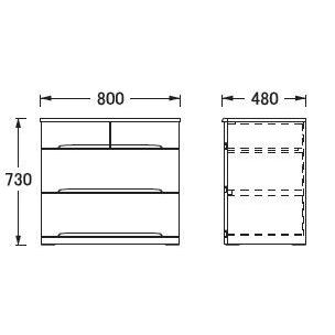 【浜本工芸】ナラ材・電話台・サイドチェスト 2025年最新】浜本工芸 キャビネットの人気アイテム - メルカリ