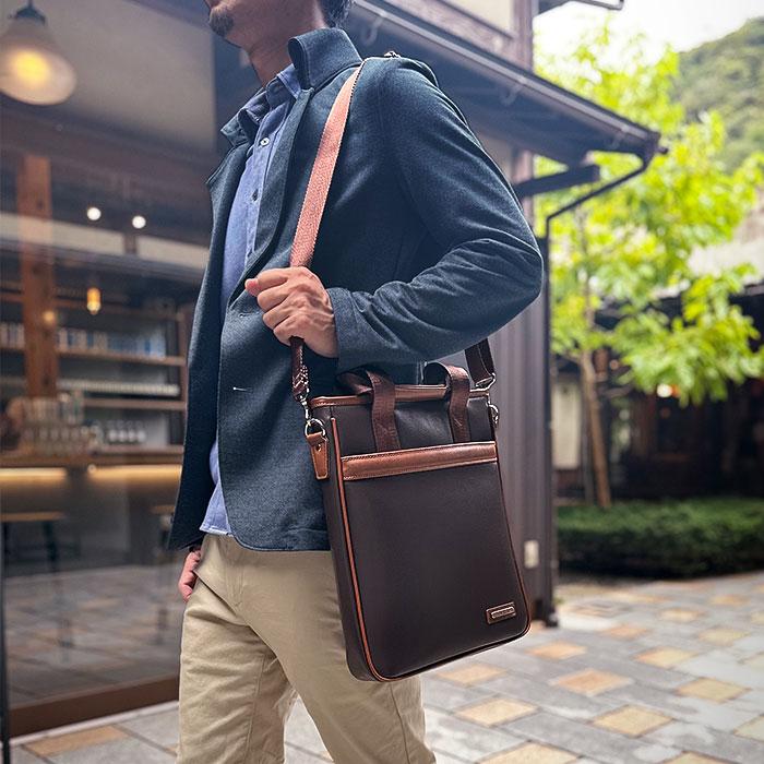 ショルダーバッグ ビジネスバッグ 2Way A4書類対応 社会人 シンプル