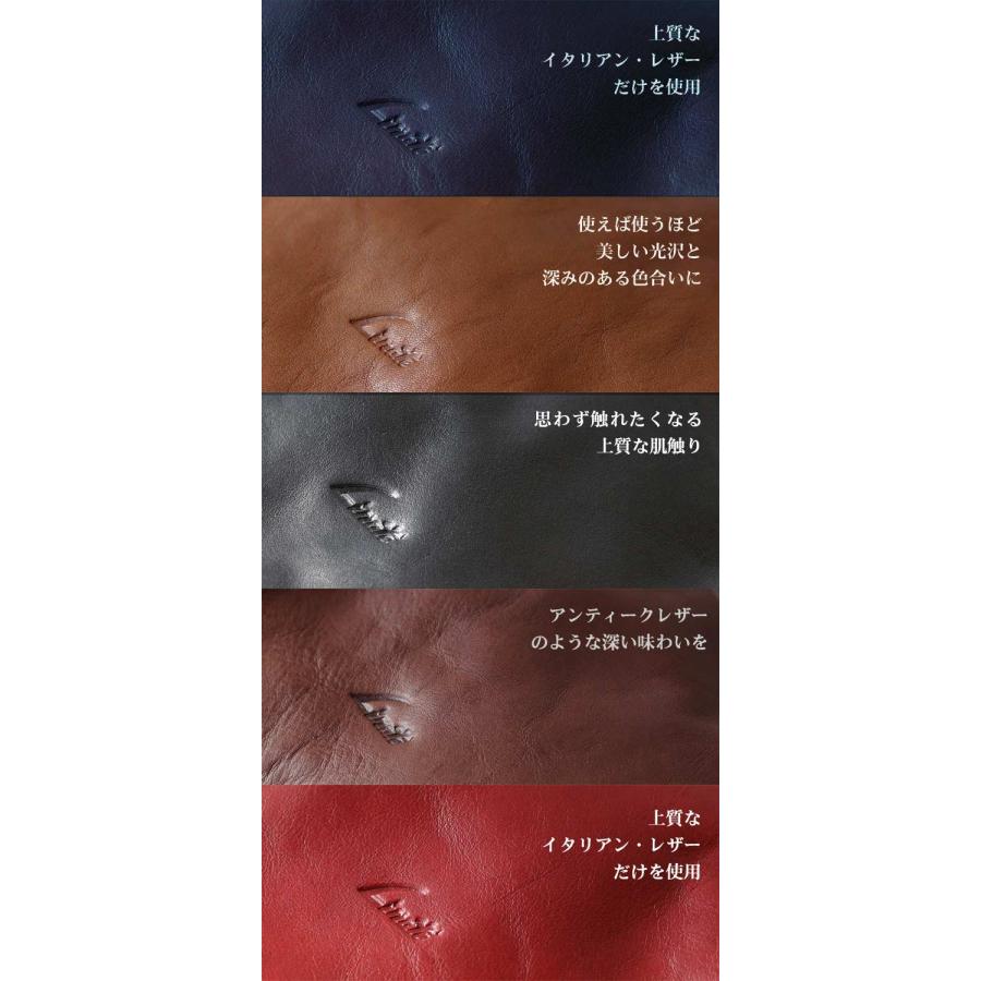 ショルダーバッグ メンズ ユニセックス レディース イタリアンレザー 革 5色 牛革 本革 ベジタブルタンニング レザー タンニンなめし グローブレザーQSM-100の画像