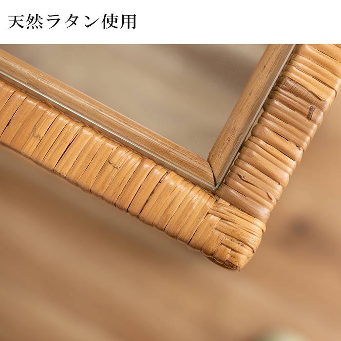 シェルフ ガラス ガラスシェルフ ラタン 籐 クリア 収納棚 ラック