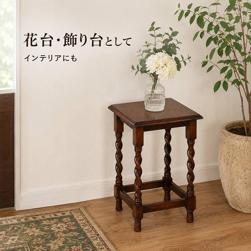 唐木 木製 花台 3点セット 飾り台 ネストテーブル JK-PLAN（ジェイケイ・プラン） ネストテーブル 3点セット サイド