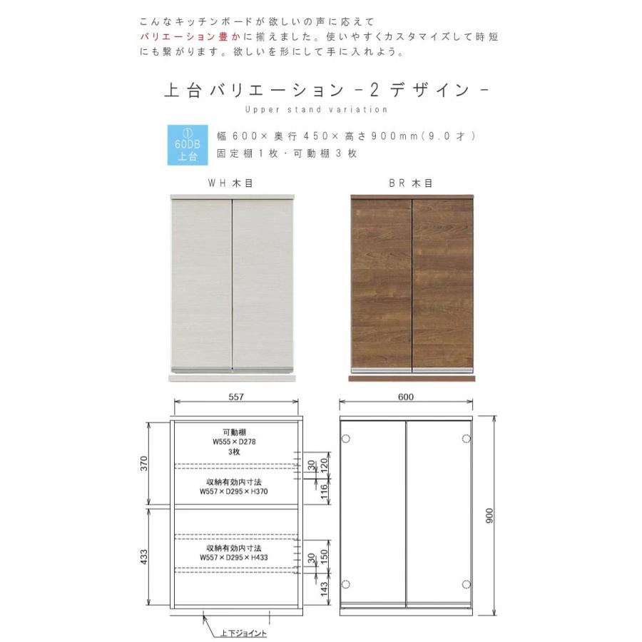 キッチンカウンター 幅180cm 高さ93cm 27.7才 天板下台セット WH木目 BR木目 ダストボックス対応 カウンターテーブル GMK 爆買_3