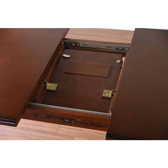 伸長式 ダイニングテーブル 丸 円形 オーバル 楕円 幅110cm 幅140cm