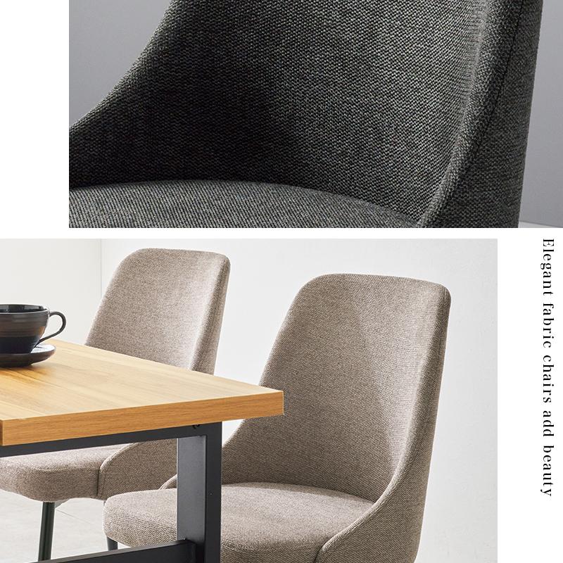 ダイニングチェア 1脚 サラッとした手触り 映える背もたれ 細身の