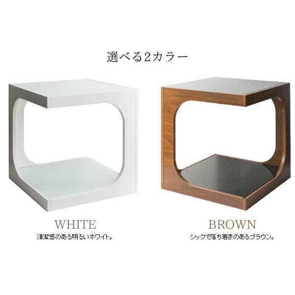 ガラスサイドテーブルのみ 高さ45cm 四角 キューブ型 ガラス天 ガラスサイドテーブルのみ 高さ45cm 四角 キューブ型 ガラス天