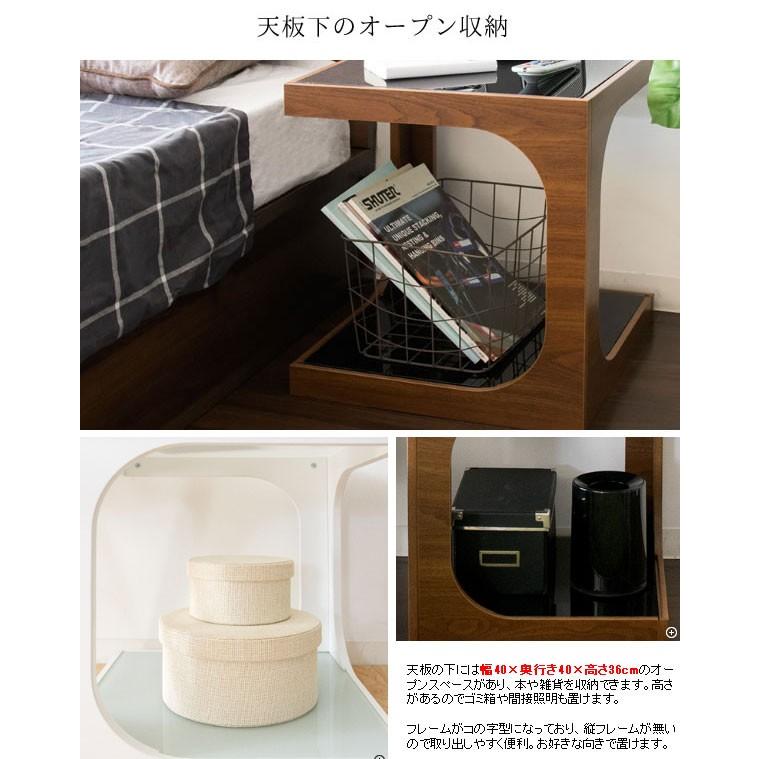 ガラスサイドテーブルのみ 高さ45cm 四角 キューブ型 ガラス天 ガラスサイドテーブルのみ 高さ45cm 四角 キューブ型 ガラス天
