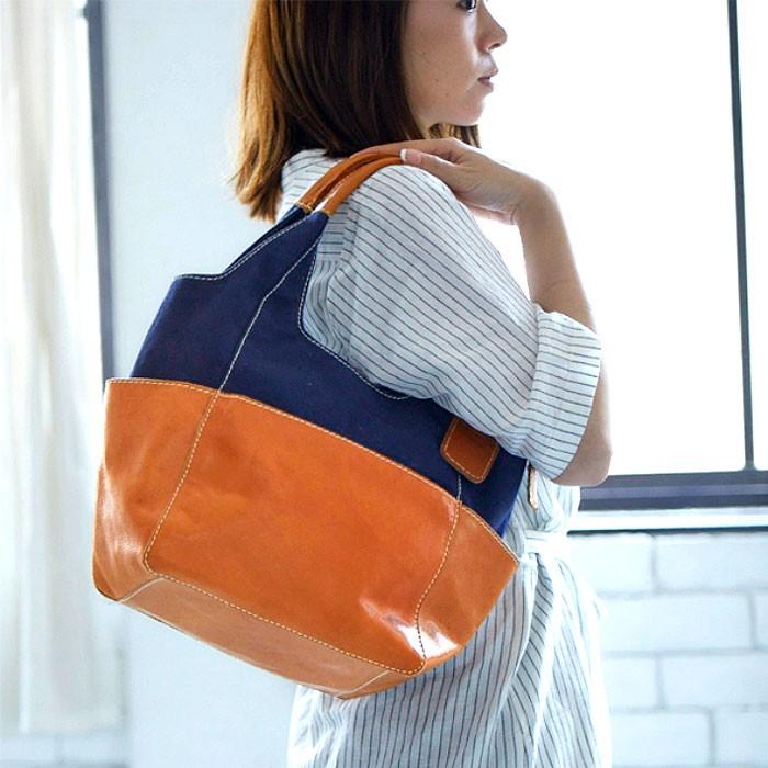 メーカー包装済 トートバッグ 本革 牛革 キャンバス B5サイズ対応 ブラウン キャメル系 女性 レディース かわいい Pr10 驚きの値段 Alrayan University Edu Ye