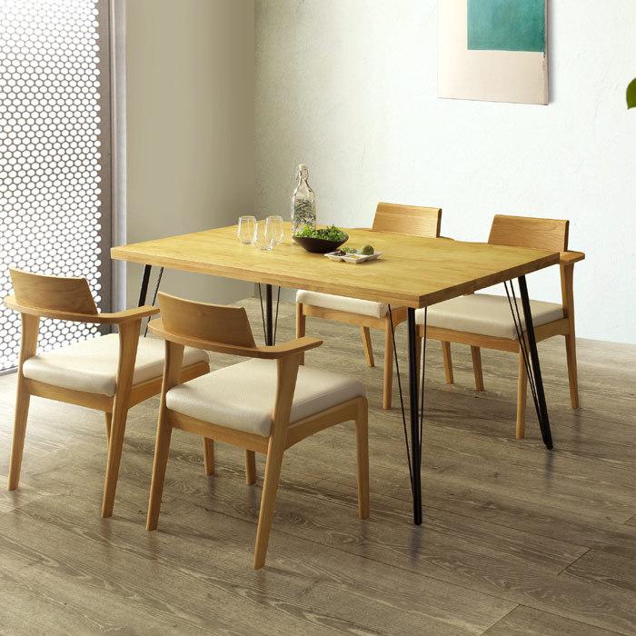 北欧風 アームチェア　天然木ダイニングチェア オーク材 北欧風 アームチェア 天然木ダイニングチェア オーク材 楽天市場