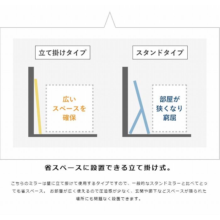 スタンドミラー パイン古材 ヴィンテージミラー 高さ160cm オイル塗装