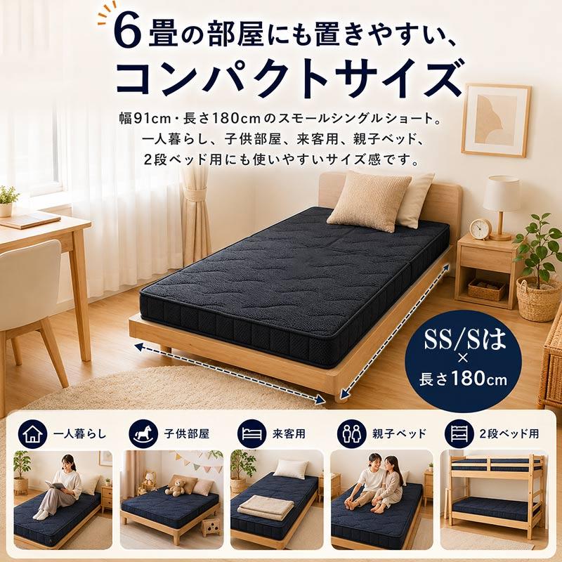 Murren Sleep（ミューレンスリープ） マットレス 三つ折り 折りたたみ