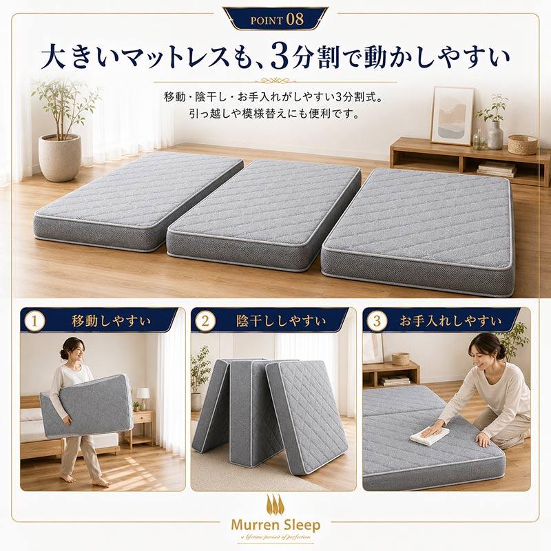 Murren Sleep（ミューレンスリープ） 入荷未定 マットレス ダブル 三