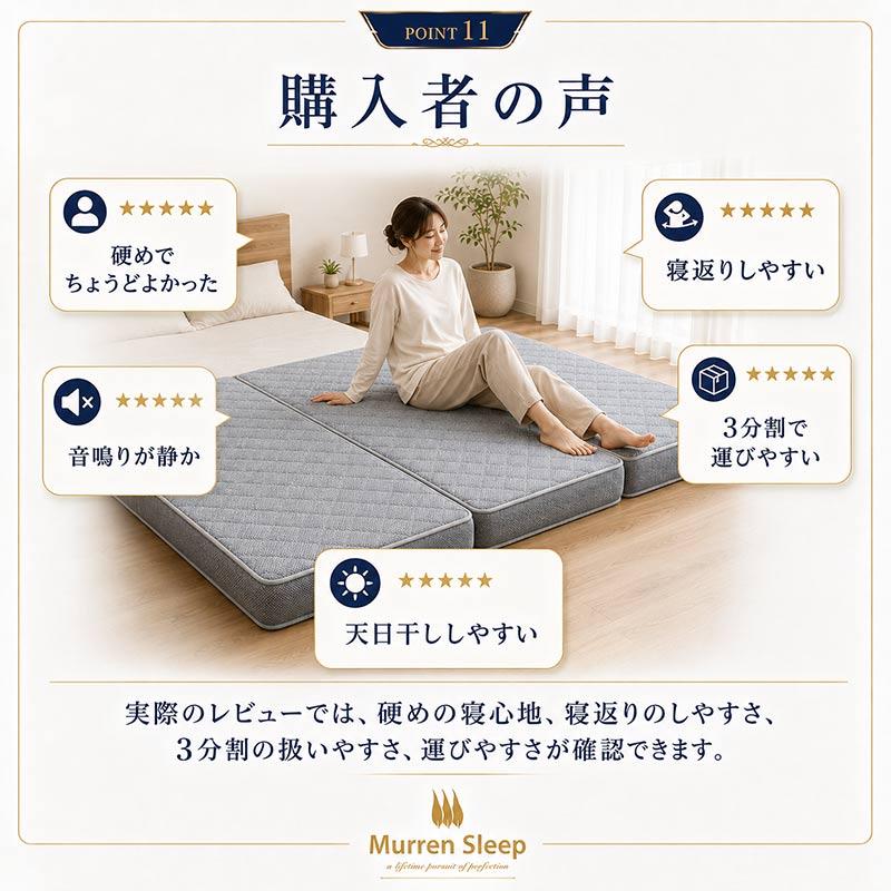 Murren Sleep（ミューレンスリープ） 入荷未定 マットレス ダブル 三