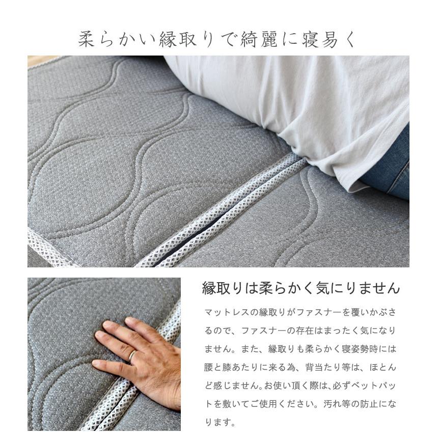 Murren Sleep（ミューレンスリープ） マットレス ダブル 三つ折り 新