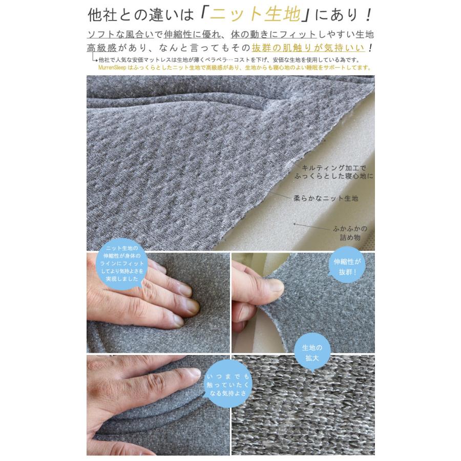 Murren Sleep（ミューレンスリープ） マットレス クイーン 三つ折り 新