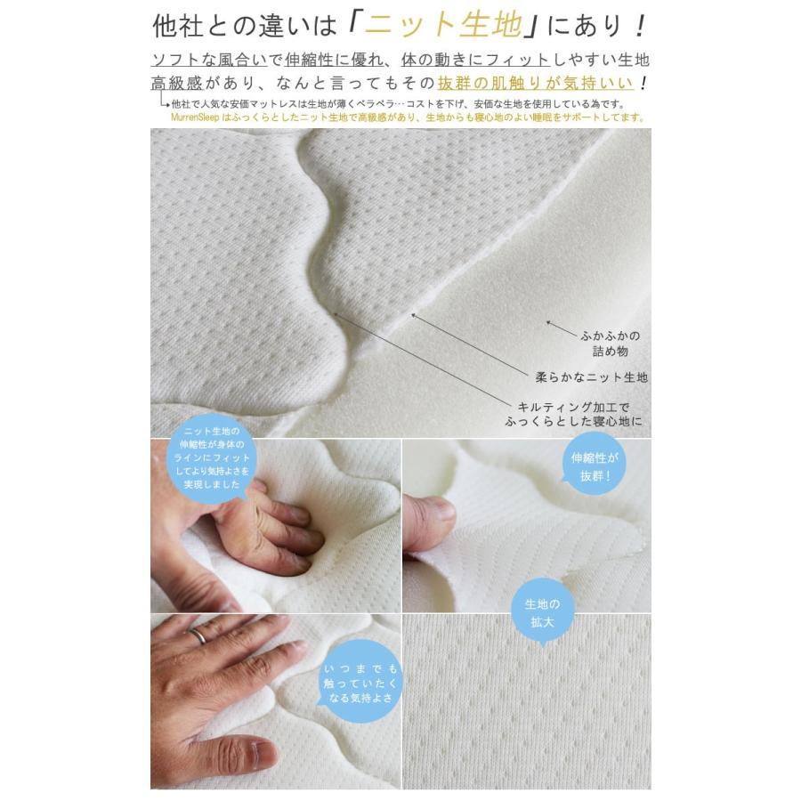 マットレス シングル 低反発 ポケットコイルコイル 夏冬快適 3分割式