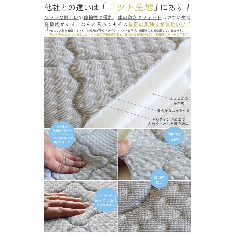 ベッド マットレス 三つ折り 3Dエアーマットレス 高反発 セミダブル