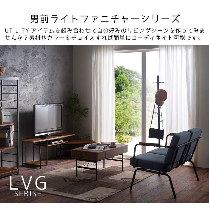 TVボードのみ 幅100cm 棚あり 収納棚 2段 ブラウン テレビボード 