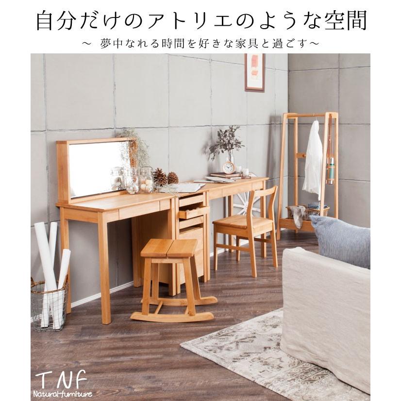 デスク 幅90cm 高さ72cm アルダー材 無垢 PCデスク 机 PC机