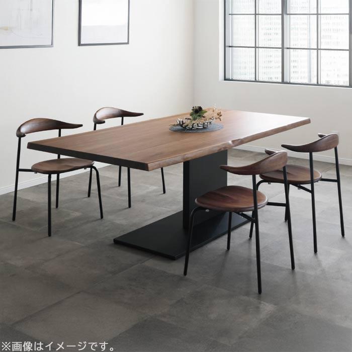 ダイニングセット　オーク　 ダイニングテーブル 5点セット 幅160cm 1本足 すっきりデザイン 耳付き 食事用テーブル モダン 北欧 シンプル エヴァン2 GOK_1
