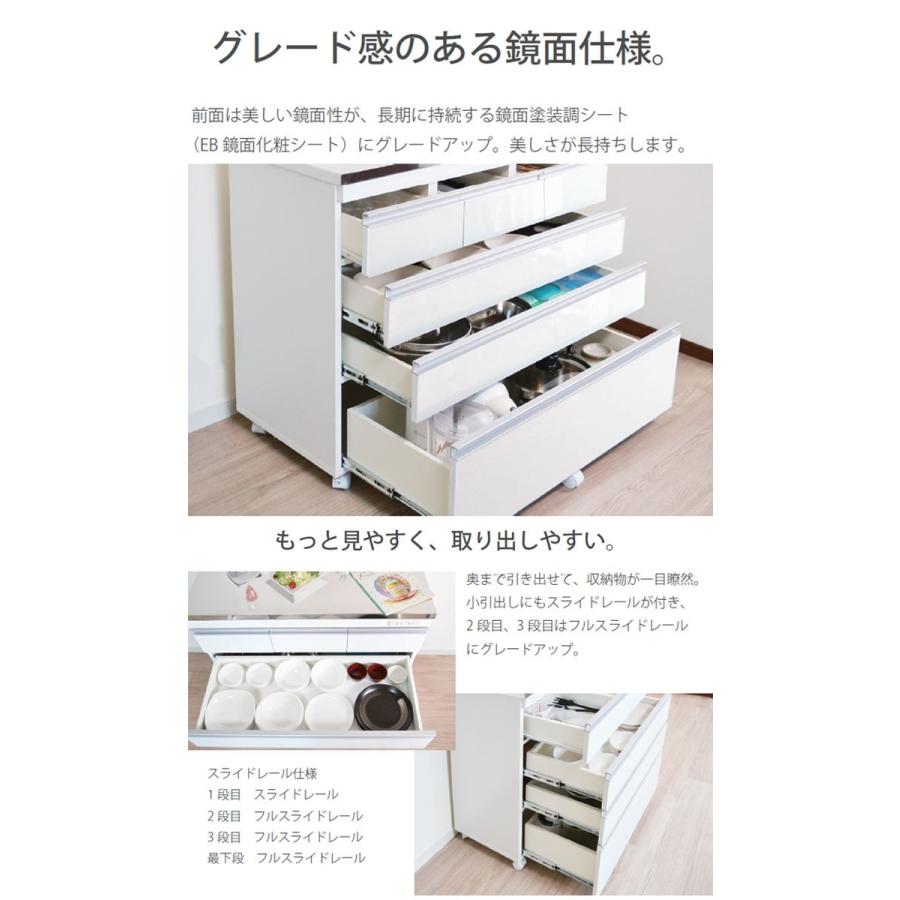 キッチンカウンターテーブル ステンレス天板 幅120.5cm キャスター付き
