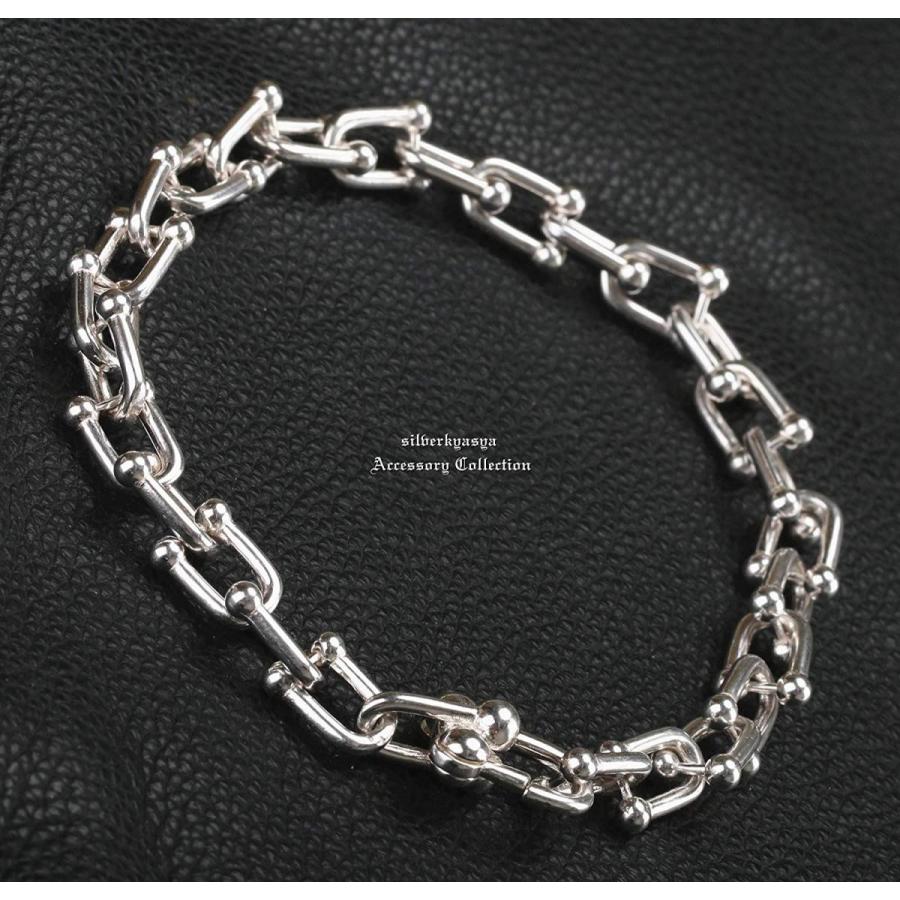 Silverkyasya Uチェーンブレスレット シルバー 銀色 メンズ ブレスレット Uチェーン リンク 人気 芸能人愛用 18 Crescent Island 通販 Yahoo ショッピング