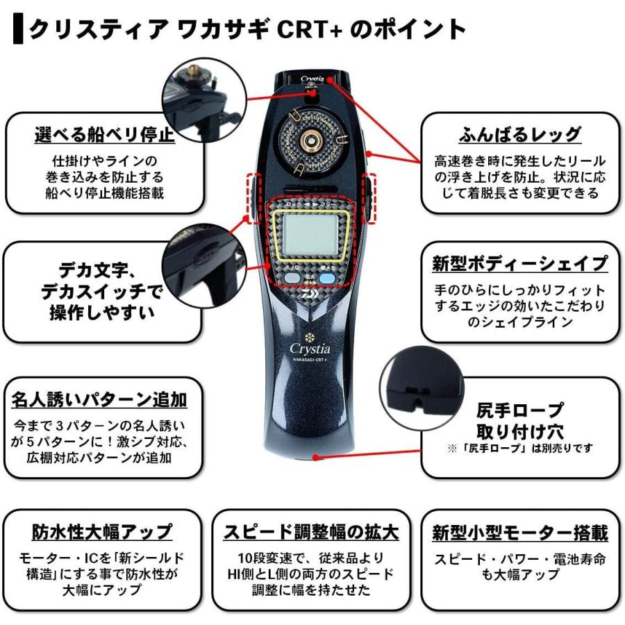 安い購入 ダイワ Daiwa リール クリスティアワカサギ Crt ブラック 超目玉 Wolbergstudio Com