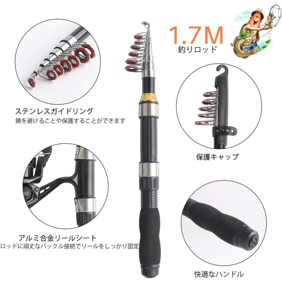 独特の上品 釣りセット ルアーセット 釣竿セット 初心者 子供 スピニングリール 海釣り 投げ釣り 釣り具 釣り竿セット 釣具セット コンパクト リール Materialworldblog Com