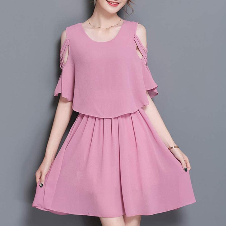 正規品 ニーマンバイ オープン ショルダー ワンピース 春 夏 秋冬 薄手 ふんわり スリーブ オフショルダー 無地 シンプル Uネック 丸首 激安ブランド Www Aqtsolutions Com