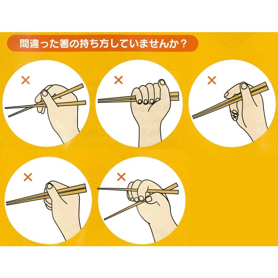 イシダ 子供用矯正箸 三点支持箸 右利き用 16 5cm 素敵な