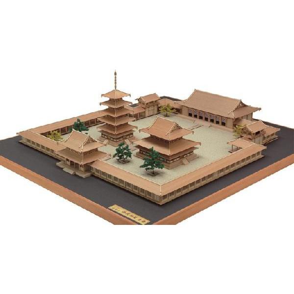 ウッディジョー 木製模型　法隆寺 全景 1/150 聖徳太子 （代引不可）｜cresco｜02