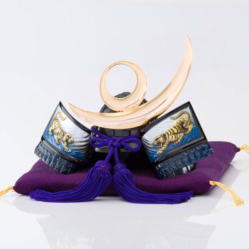 戦国武将兜 銀雅堂（ぎんがどう）上杉謙信 公（代引不可） 三日月