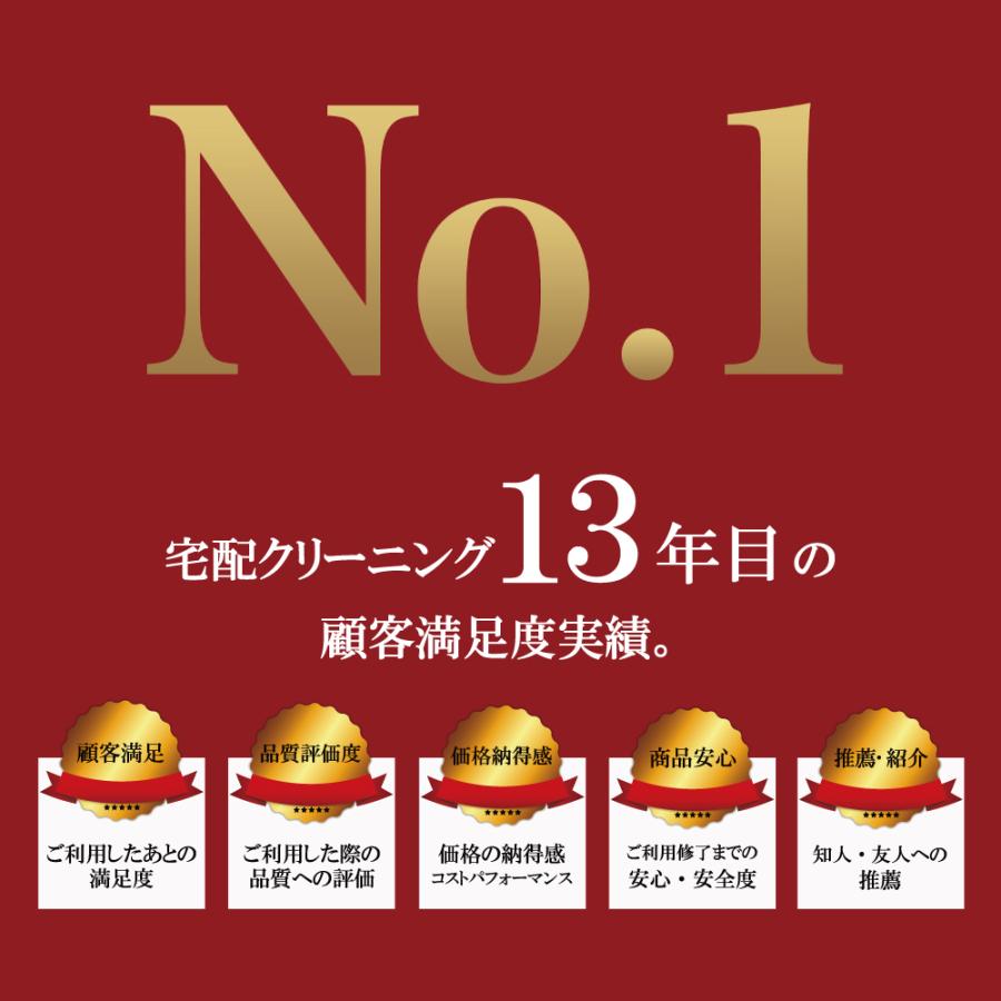 クリーニング 宅配 保管 7点まで 詰め放題 宅配クリーニング 送料無料 ダウン 枚数制限なし クレス (9月下旬青7点)_3