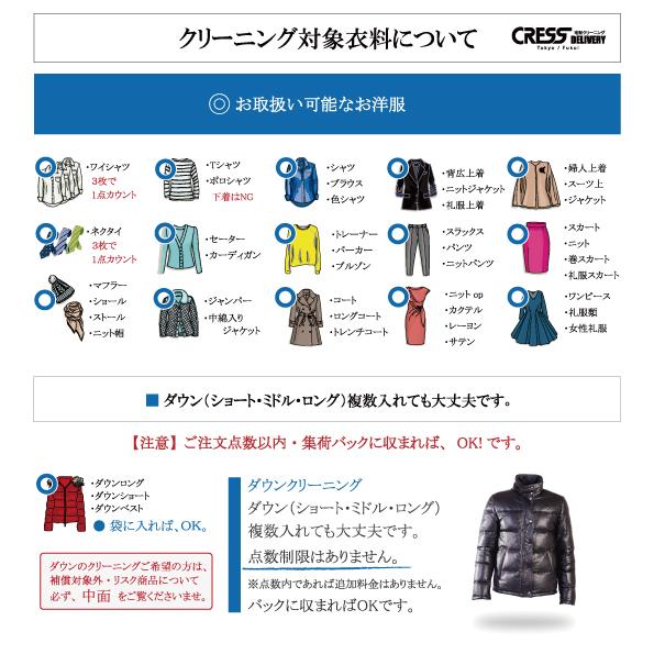 【各ページ個数制限なし】詰め放題 クリーニング 宅配 保管なし 7点まで 詰め放題 宅配クリーニング 送料
