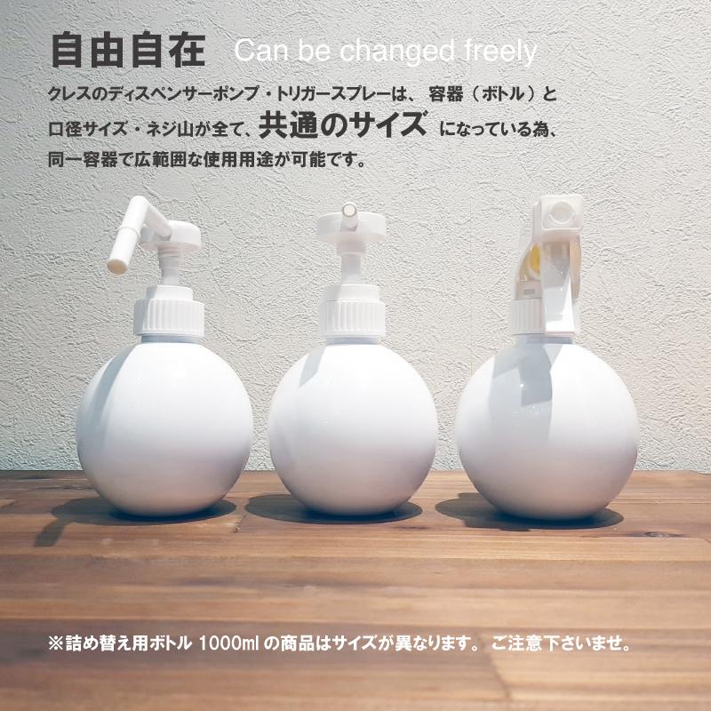 詰め替え容器 スプレーボトル キュートボール （球体 シャワースプレー