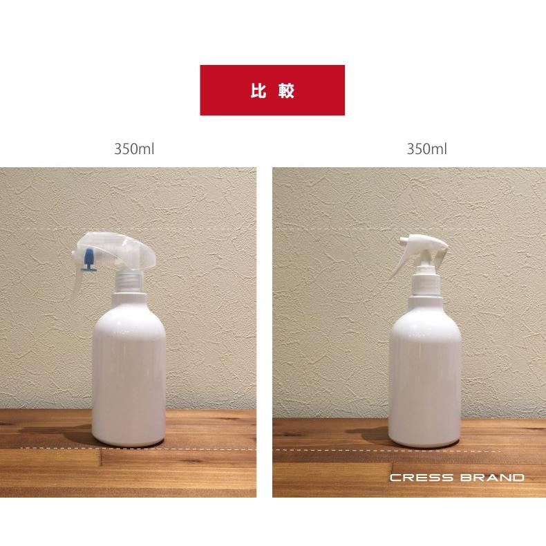 詰め替え容器 (bottle.D-350ml) スプレーボトル 化粧品 詰め替えボトル おしゃれ モノトーン 台所 洗剤 洗面所 詰替え容器 詰替容器 白 香水｜cress｜11