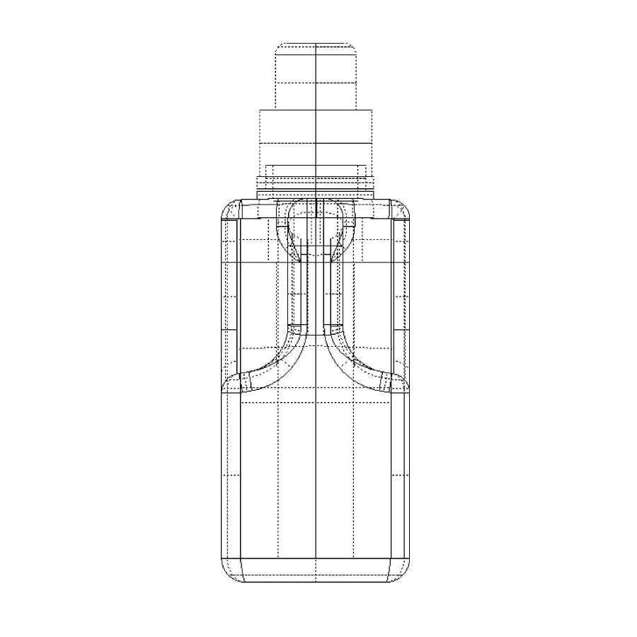 (送料無料 bottle.E・3個セット) 1000ml 詰め替え容器 シャンプー リンス 詰め替えボトル おしゃれ 洗濯洗剤  柔軟剤 コンディショナー 白 モノトーン｜cress｜11