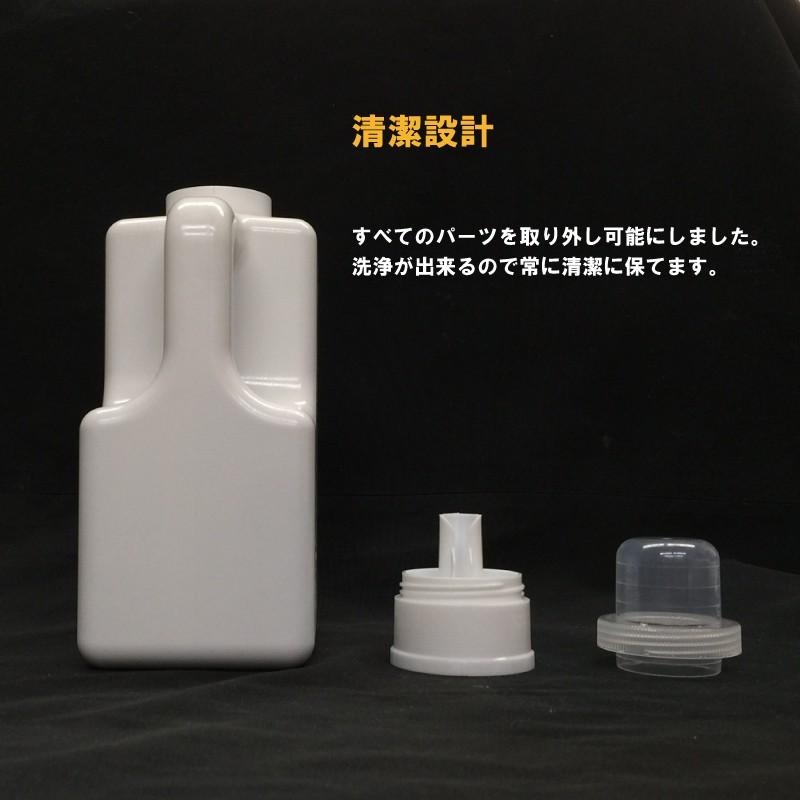 (送料無料 bottle.E・3個セット) 1000ml 詰め替え容器 シャンプー リンス 詰め替えボトル おしゃれ 洗濯洗剤  柔軟剤 コンディショナー 白 モノトーン |  | 05