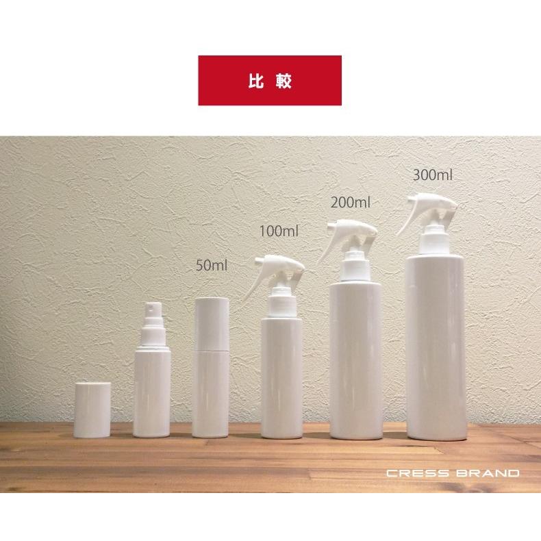 詰め替え容器 (bottle.Ｎ-300ml) スプレーボトル 化粧品 詰め替えボトル おしゃれ モノトーン 台所 洗剤 洗面所 詰替え容器 詰替容器 白 香水｜cress｜12